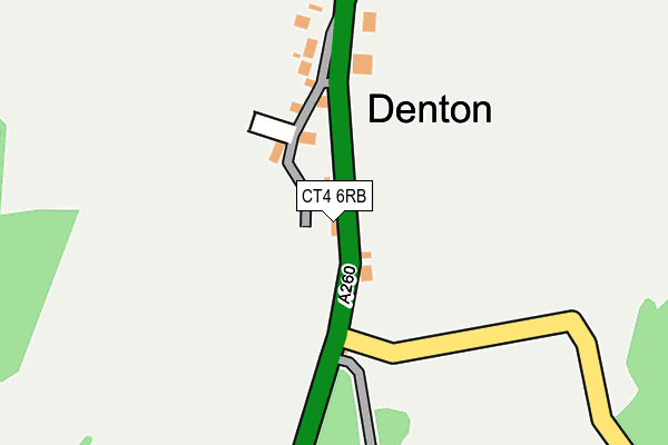 CT4 6RB map - OS OpenMap – Local (Ordnance Survey)