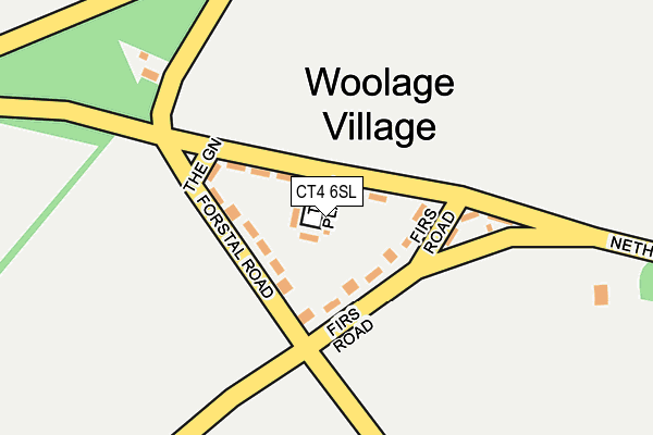 CT4 6SL map - OS OpenMap – Local (Ordnance Survey)