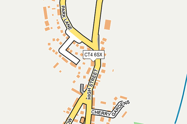 CT4 6SX map - OS OpenMap – Local (Ordnance Survey)