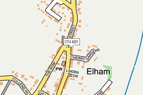 CT4 6SY map - OS OpenMap – Local (Ordnance Survey)