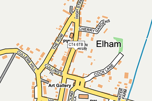 CT4 6TB map - OS OpenMap – Local (Ordnance Survey)