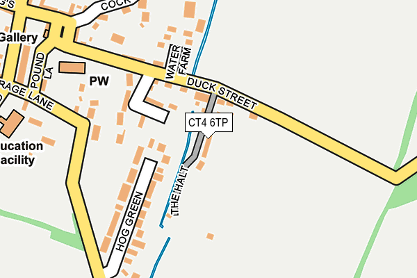 CT4 6TP map - OS OpenMap – Local (Ordnance Survey)