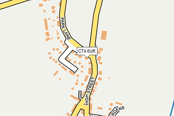CT4 6UR map - OS OpenMap – Local (Ordnance Survey)