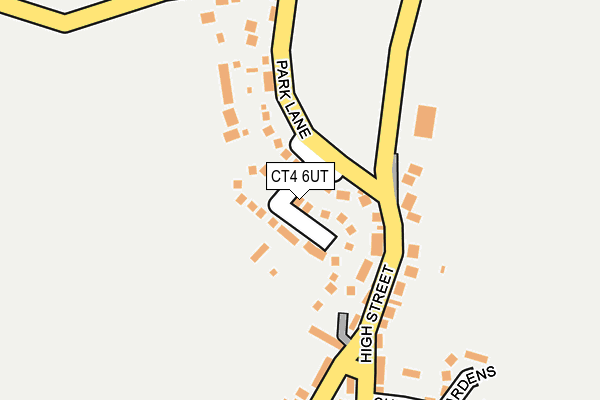 CT4 6UT map - OS OpenMap – Local (Ordnance Survey)