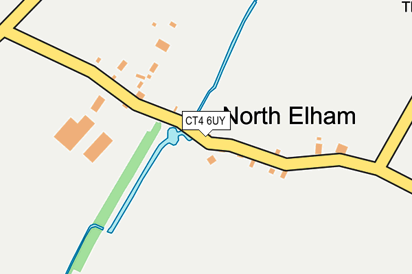 CT4 6UY map - OS OpenMap – Local (Ordnance Survey)