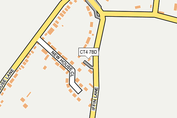 CT4 7BD map - OS OpenMap – Local (Ordnance Survey)