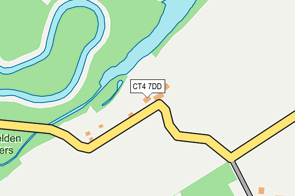 CT4 7DD map - OS OpenMap – Local (Ordnance Survey)