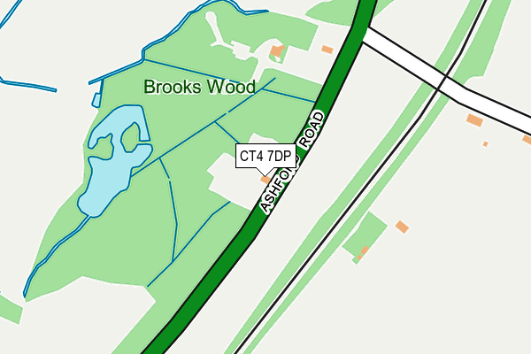 CT4 7DP map - OS OpenMap – Local (Ordnance Survey)
