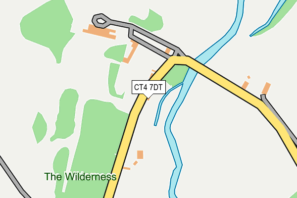CT4 7DT map - OS OpenMap – Local (Ordnance Survey)