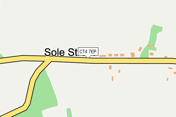 CT4 7EP map - OS OpenMap – Local (Ordnance Survey)