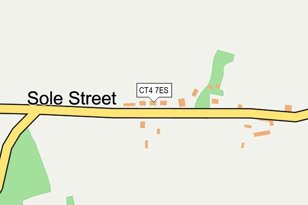 CT4 7ES map - OS OpenMap – Local (Ordnance Survey)