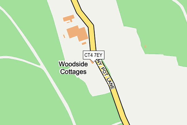 CT4 7EY map - OS OpenMap – Local (Ordnance Survey)