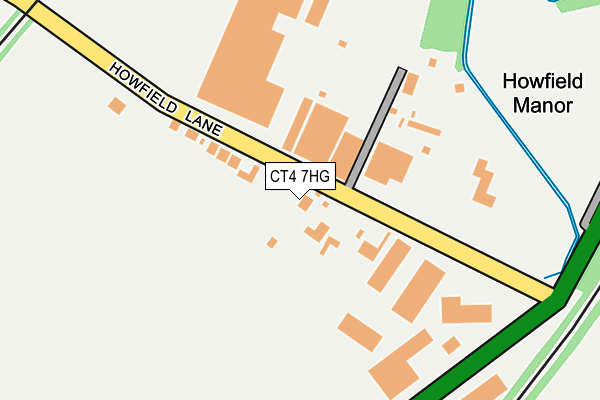 CT4 7HG map - OS OpenMap – Local (Ordnance Survey)