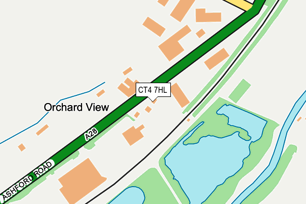 CT4 7HL map - OS OpenMap – Local (Ordnance Survey)