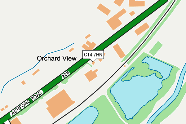 CT4 7HN map - OS OpenMap – Local (Ordnance Survey)