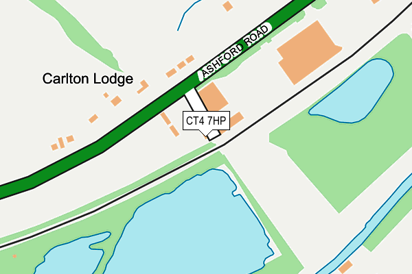 CT4 7HP map - OS OpenMap – Local (Ordnance Survey)