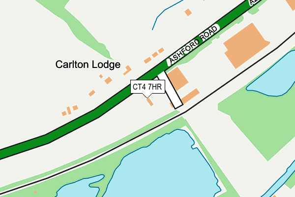 CT4 7HR map - OS OpenMap – Local (Ordnance Survey)