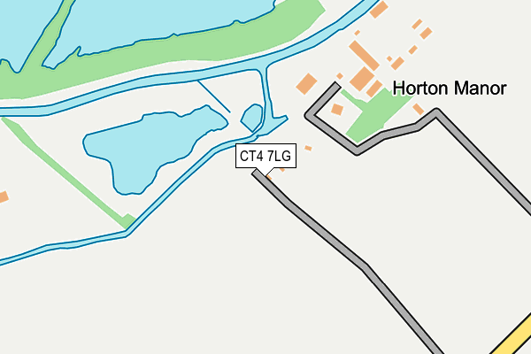 CT4 7LG map - OS OpenMap – Local (Ordnance Survey)