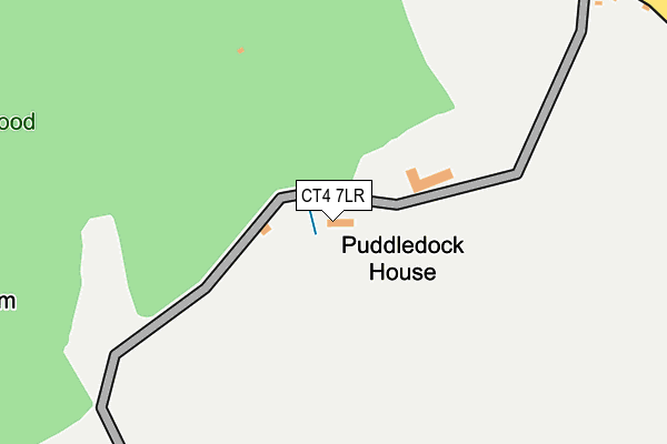 CT4 7LR map - OS OpenMap – Local (Ordnance Survey)
