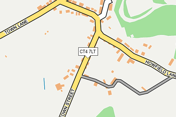 CT4 7LT map - OS OpenMap – Local (Ordnance Survey)
