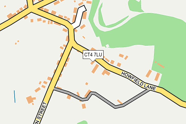 CT4 7LU map - OS OpenMap – Local (Ordnance Survey)