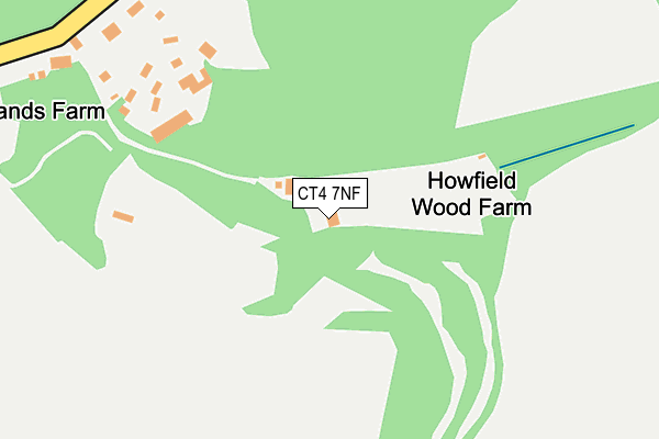 CT4 7NF map - OS OpenMap – Local (Ordnance Survey)