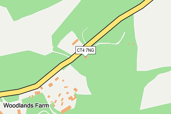 CT4 7NG map - OS OpenMap – Local (Ordnance Survey)