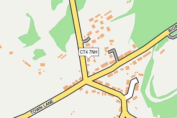 CT4 7NH map - OS OpenMap – Local (Ordnance Survey)