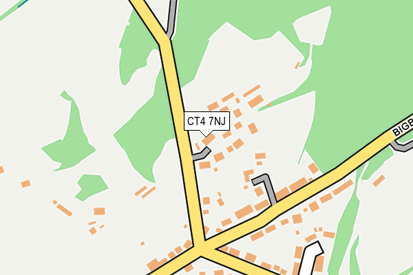 CT4 7NJ map - OS OpenMap – Local (Ordnance Survey)