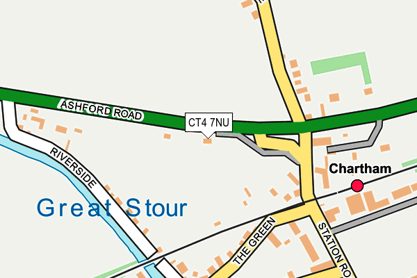 CT4 7NU map - OS OpenMap – Local (Ordnance Survey)