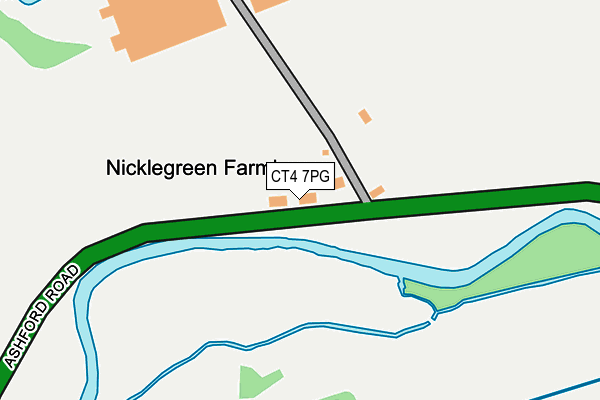 CT4 7PG map - OS OpenMap – Local (Ordnance Survey)
