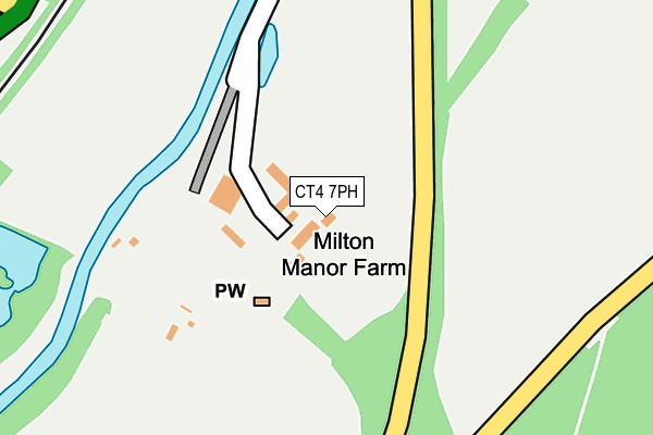 CT4 7PH map - OS OpenMap – Local (Ordnance Survey)