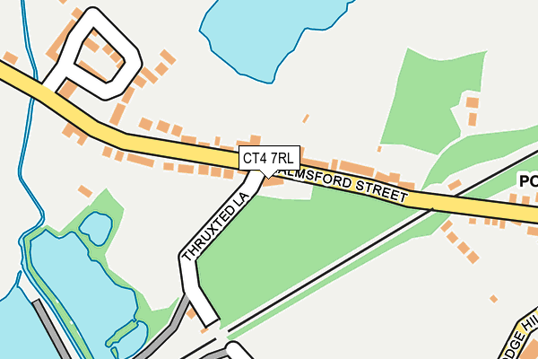 CT4 7RL map - OS OpenMap – Local (Ordnance Survey)