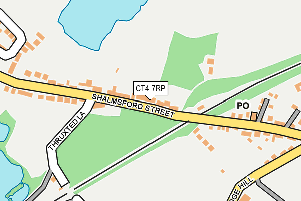 CT4 7RP map - OS OpenMap – Local (Ordnance Survey)