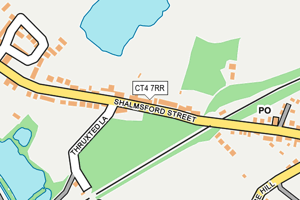 CT4 7RR map - OS OpenMap – Local (Ordnance Survey)