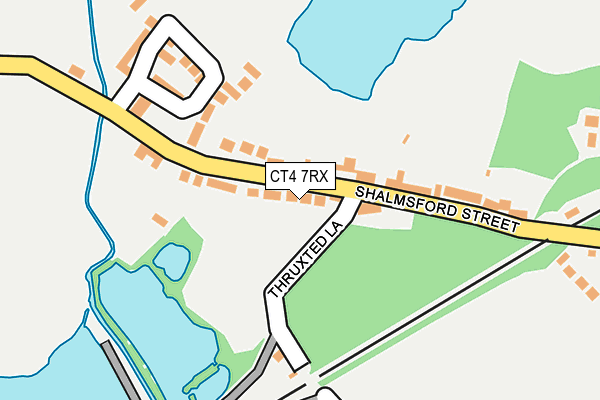 CT4 7RX map - OS OpenMap – Local (Ordnance Survey)