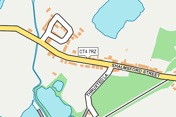 CT4 7RZ map - OS OpenMap – Local (Ordnance Survey)