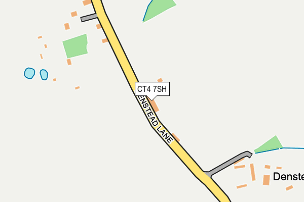 CT4 7SH map - OS OpenMap – Local (Ordnance Survey)