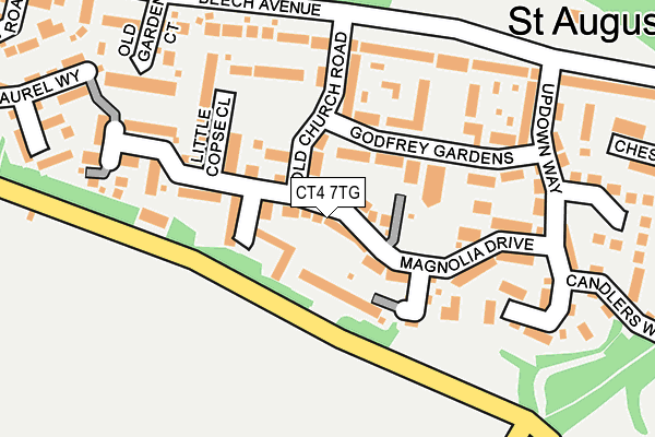 Map of VENTURES GREEN LTD at local scale