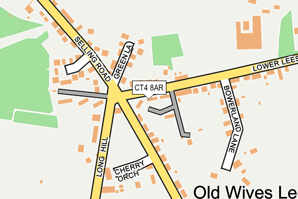 CT4 8AR map - OS OpenMap – Local (Ordnance Survey)