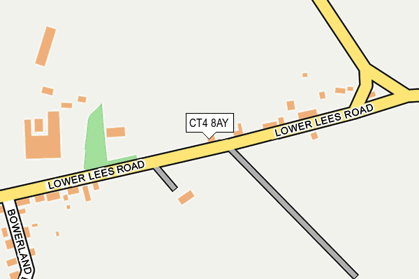 CT4 8AY map - OS OpenMap – Local (Ordnance Survey)