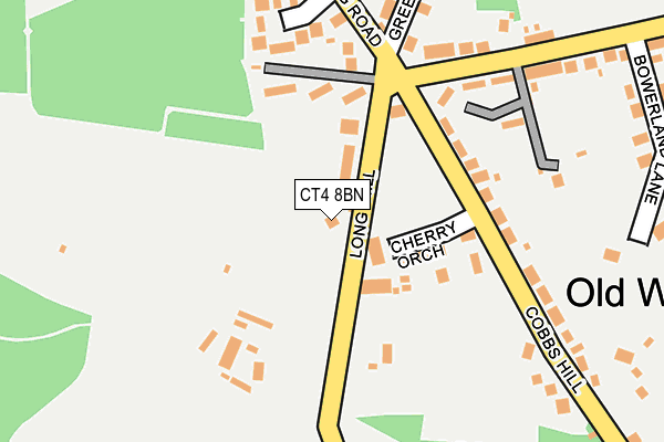 CT4 8BN map - OS OpenMap – Local (Ordnance Survey)