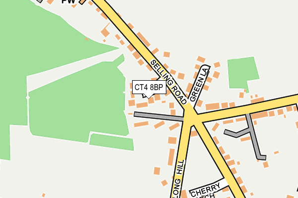 CT4 8BP map - OS OpenMap – Local (Ordnance Survey)