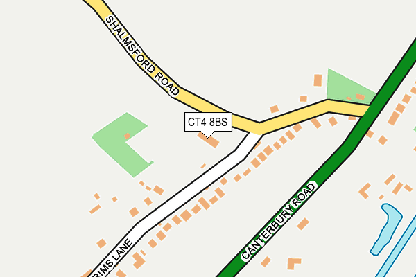 CT4 8BS map - OS OpenMap – Local (Ordnance Survey)