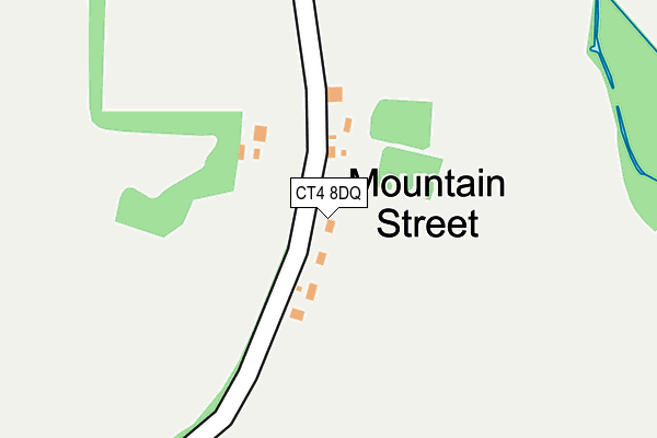 CT4 8DQ map - OS OpenMap – Local (Ordnance Survey)