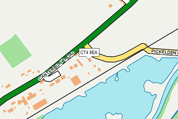 CT4 8EA map - OS OpenMap – Local (Ordnance Survey)