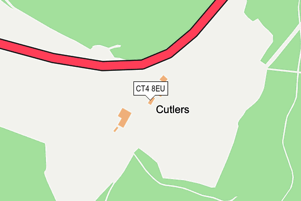 CT4 8EU map - OS OpenMap – Local (Ordnance Survey)