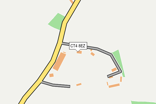 CT4 8EZ map - OS OpenMap – Local (Ordnance Survey)