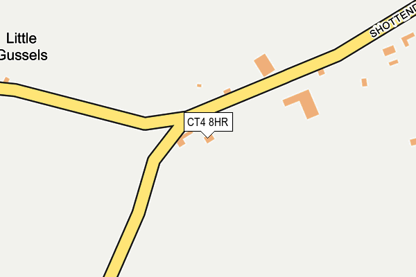 CT4 8HR map - OS OpenMap – Local (Ordnance Survey)