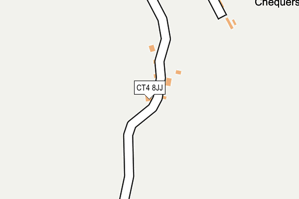 CT4 8JJ map - OS OpenMap – Local (Ordnance Survey)